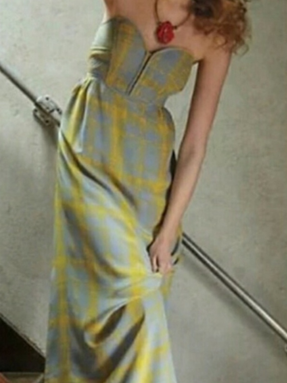 Anthropologe Maple Silk Maxi Dress